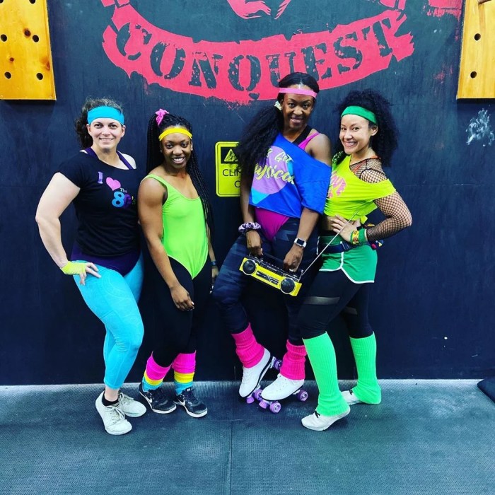 80s workout costume diy