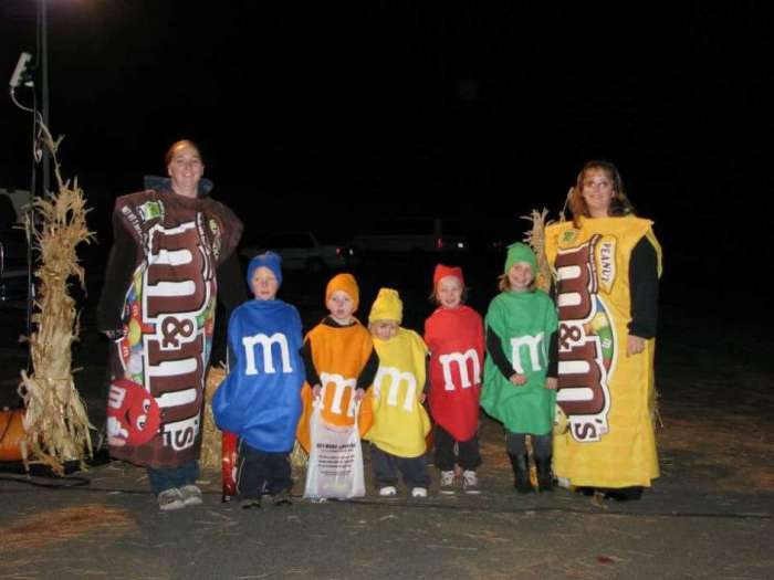 M and m costume diy