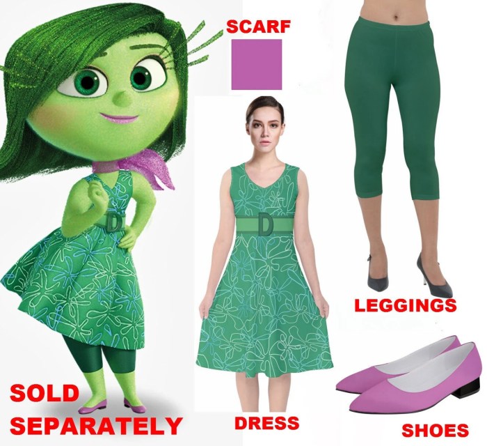 Disgust inside out costume diy