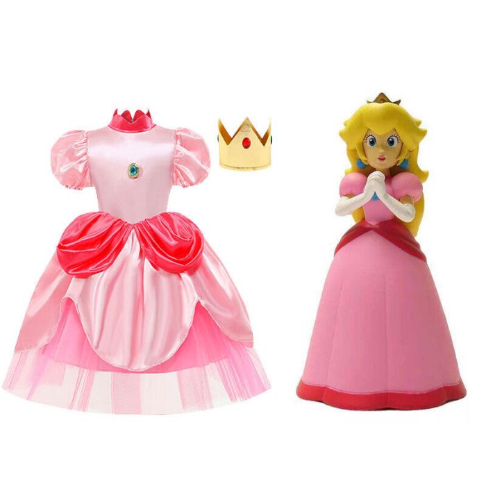 Princess peach costume diy