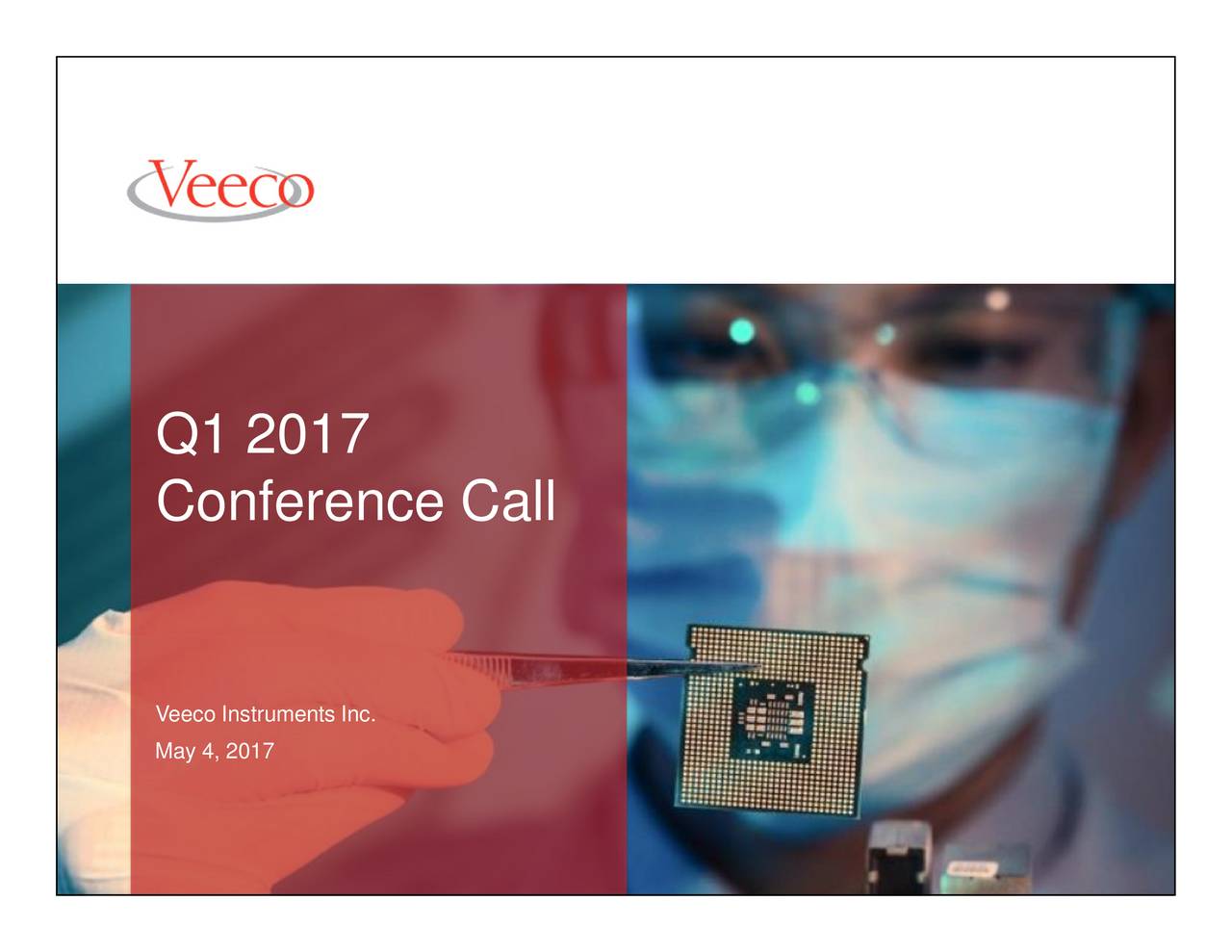 Veeco stock price