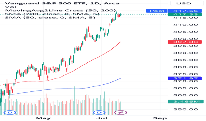 Voo etf stock price